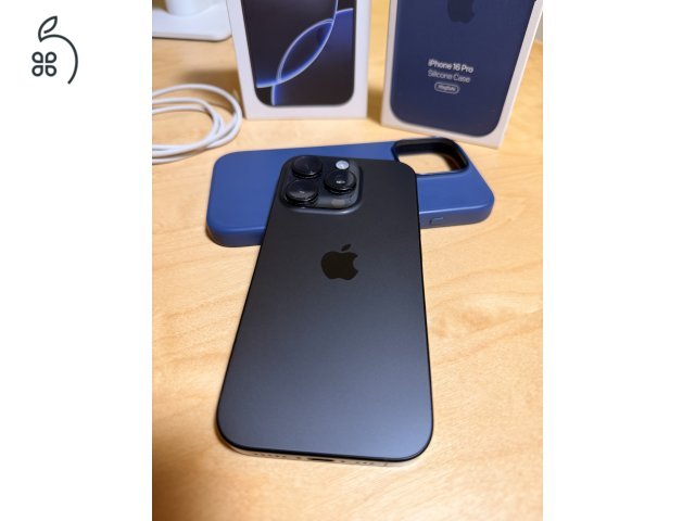 Eladó iPhone 16 Pro – Black Titanium – 256 GB – Garanciális – 98% akkumulátor
