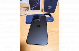 Eladó iPhone 16 Pro – Black Titanium – 256 GB – Garanciális – 98% akkumulátor