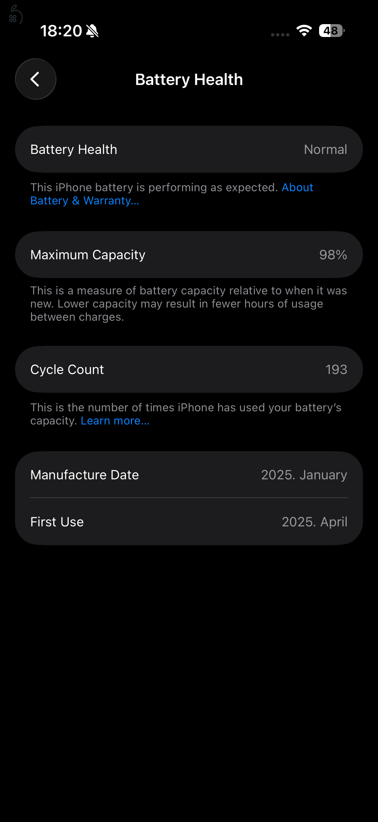 Eladó iPhone 16 Pro – Black Titanium – 256 GB – Garanciális – 98% akkumulátor