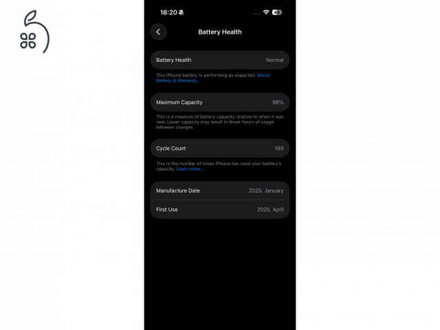 Eladó iPhone 16 Pro – Black Titanium – 256 GB – Garanciális – 98% akkumulátor