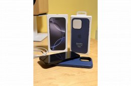 Eladó iPhone 16 Pro – Black Titanium – 256 GB – Garanciális – 98% akkumulátor