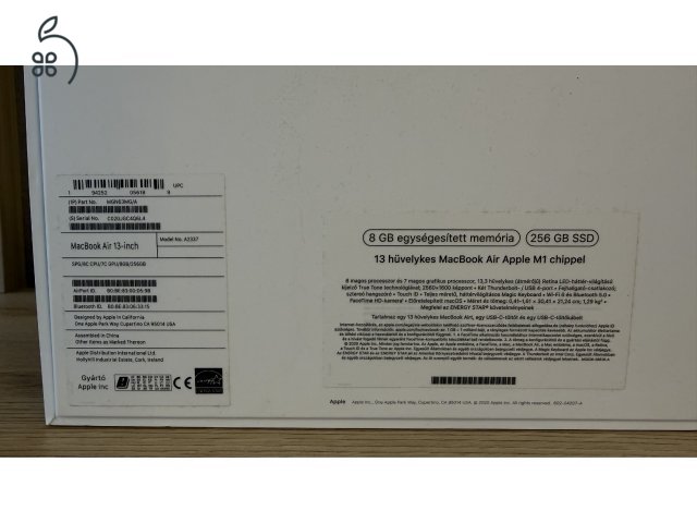 MacBook Air 13” (2021) – M1, 8GB/256GB