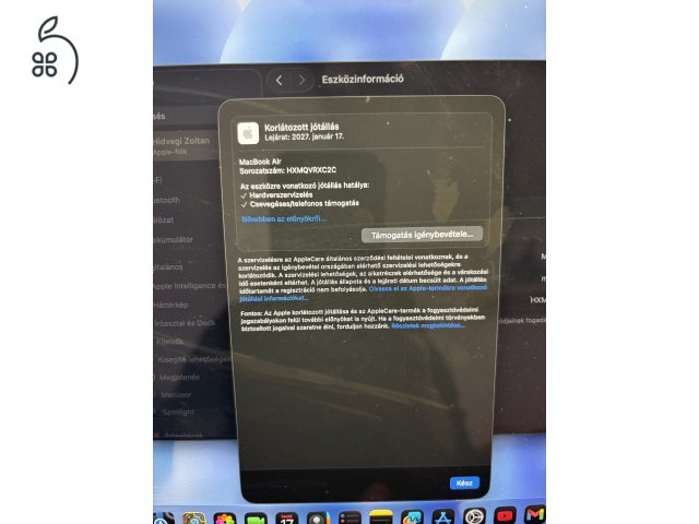 Macbook M2 13.6 col 16/256gb