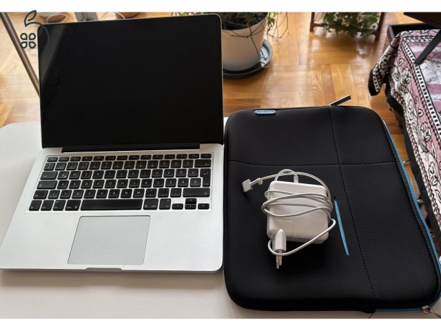 Eladó MacBook Pro Retina 13” (2013 vége) – 16 GB RAM, 256 GB SSD, kitűnő állapotú