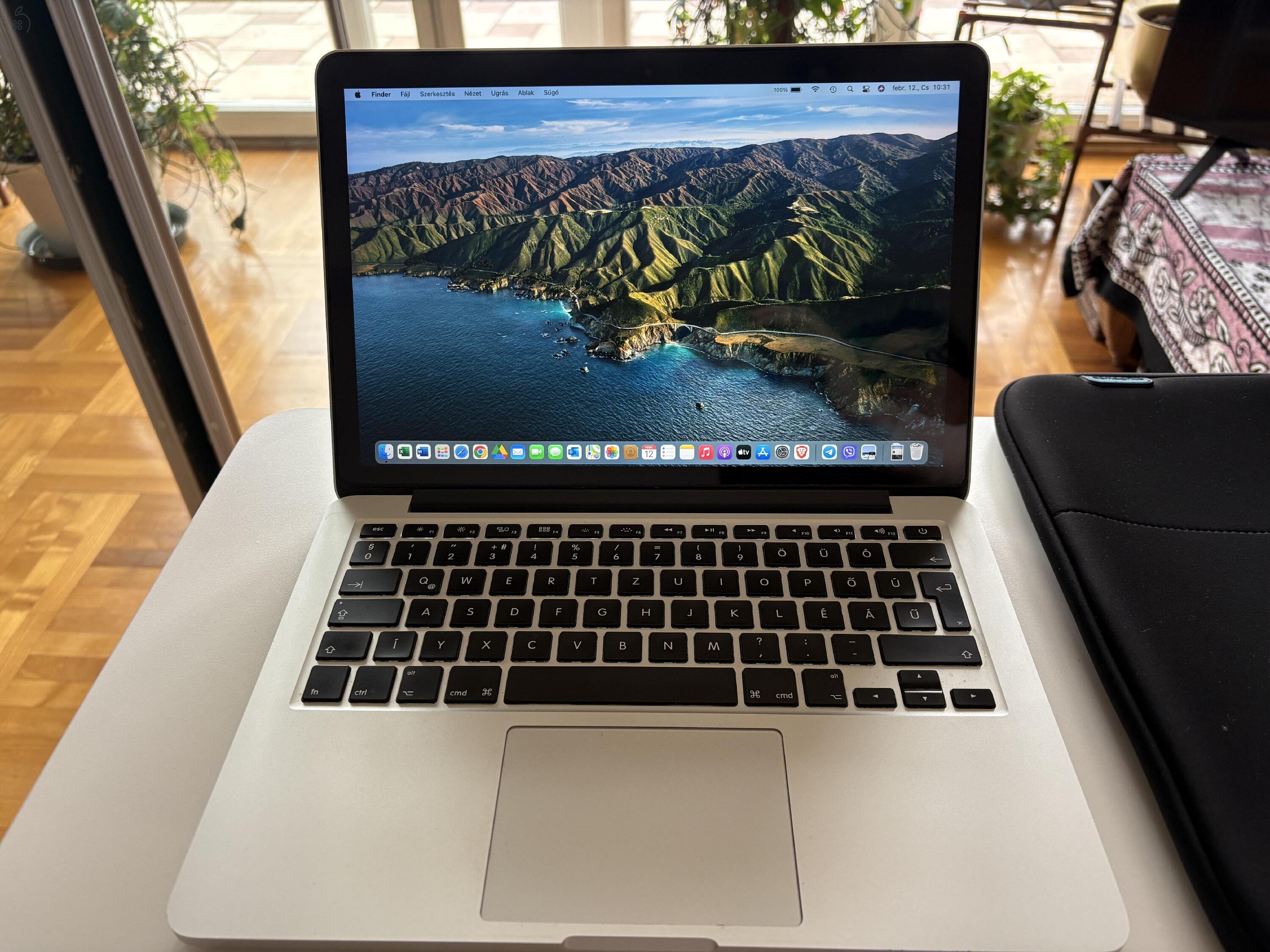 Eladó MacBook Pro Retina 13” (2013 vége) – 16 GB RAM, 256 GB SSD, kitűnő állapotú