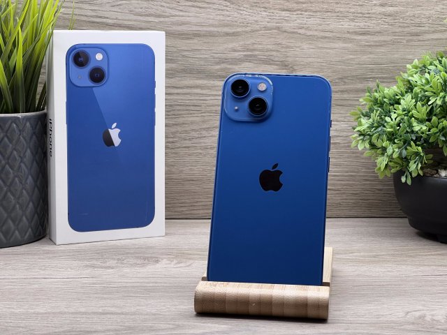 Hibátlan iPhone 13 Blue 128GB 2 ÉV Garanciával 90%