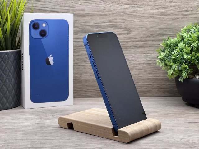 Hibátlan iPhone 13 Blue 128GB 2 ÉV Garanciával 90%