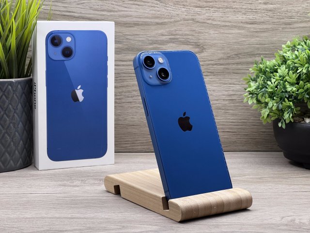 Hibátlan iPhone 13 Blue 128GB 2 ÉV Garanciával 90%