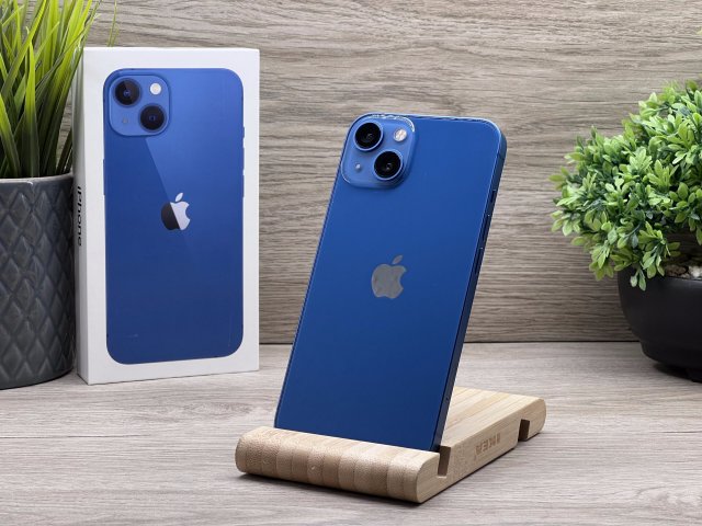 Hibátlan iPhone 13 Blue 128GB 2 ÉV Garanciával 90%