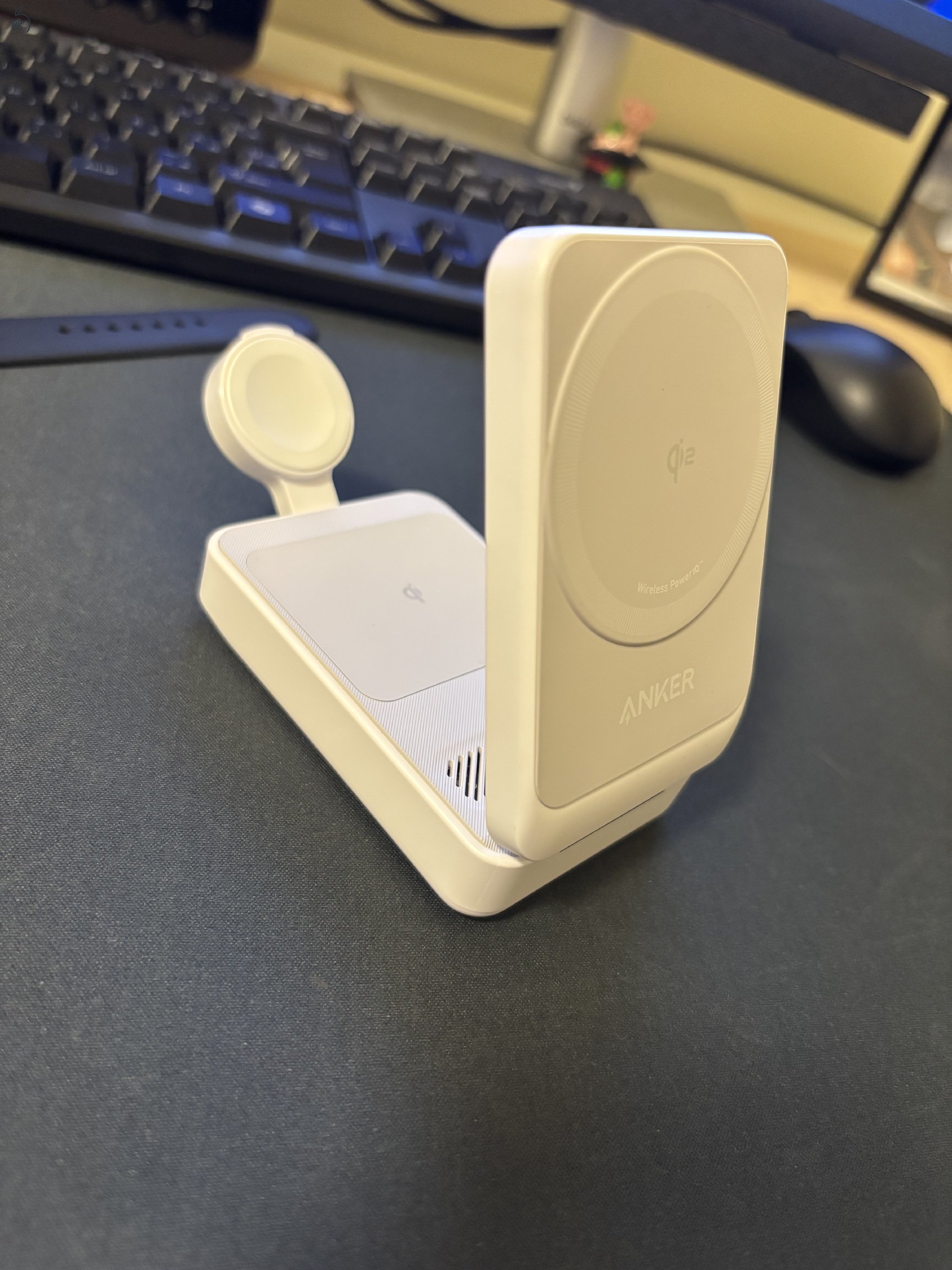 Anker MagGo 3-in-1 (B2557) Qi2 MagSafe töltőállomás