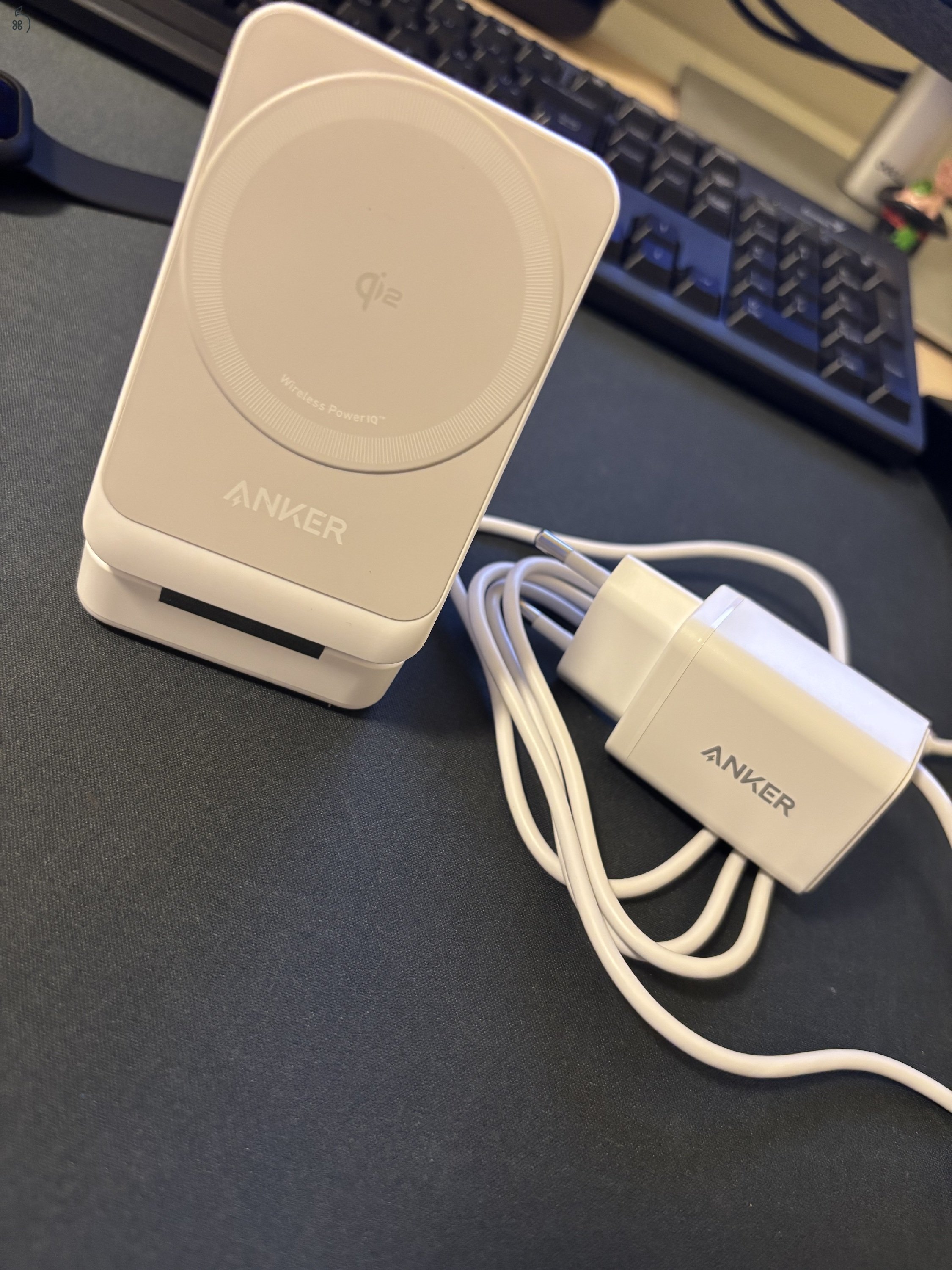 Anker MagGo 3-in-1 (B2557) Qi2 MagSafe töltőállomás