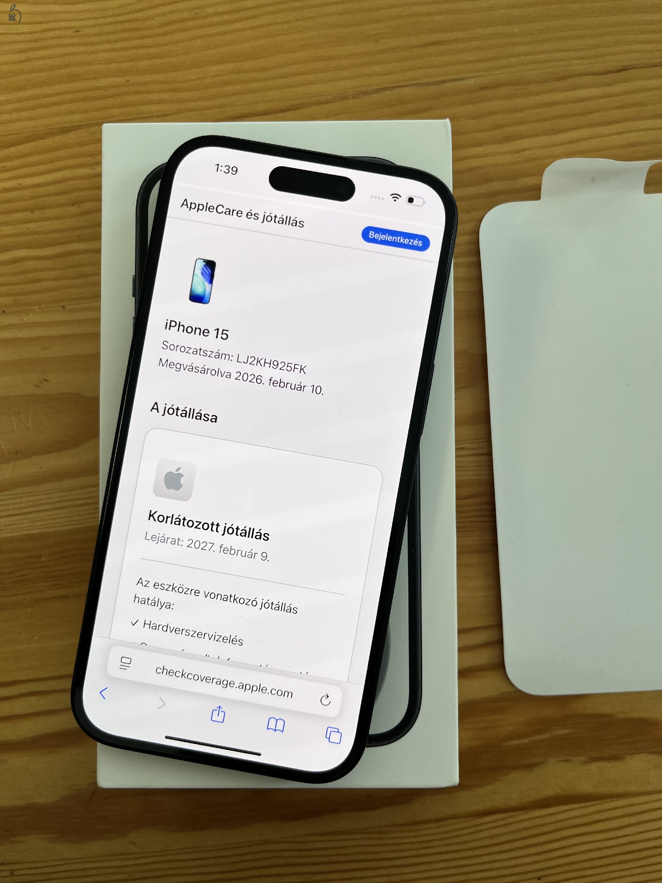 iPhone 15 128GB Új!