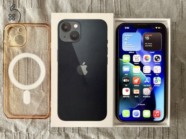 Eladó iPhone 13 Midnight 128GB // gyárilag FÜGGETLEN //
