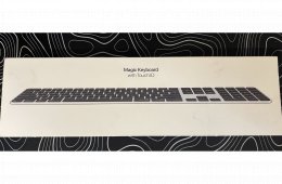 APPLE Magic Keyboard Touch ID (2024) vezeték nélküli billentyűzet, Magyar kiosztás, fekete