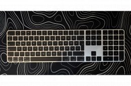 APPLE Magic Keyboard Touch ID (2024) vezeték nélküli billentyűzet, Magyar kiosztás, fekete