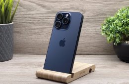 iPhone 15 Pro Blue Titanium 128GB 2 ÉV Garanciával 91%