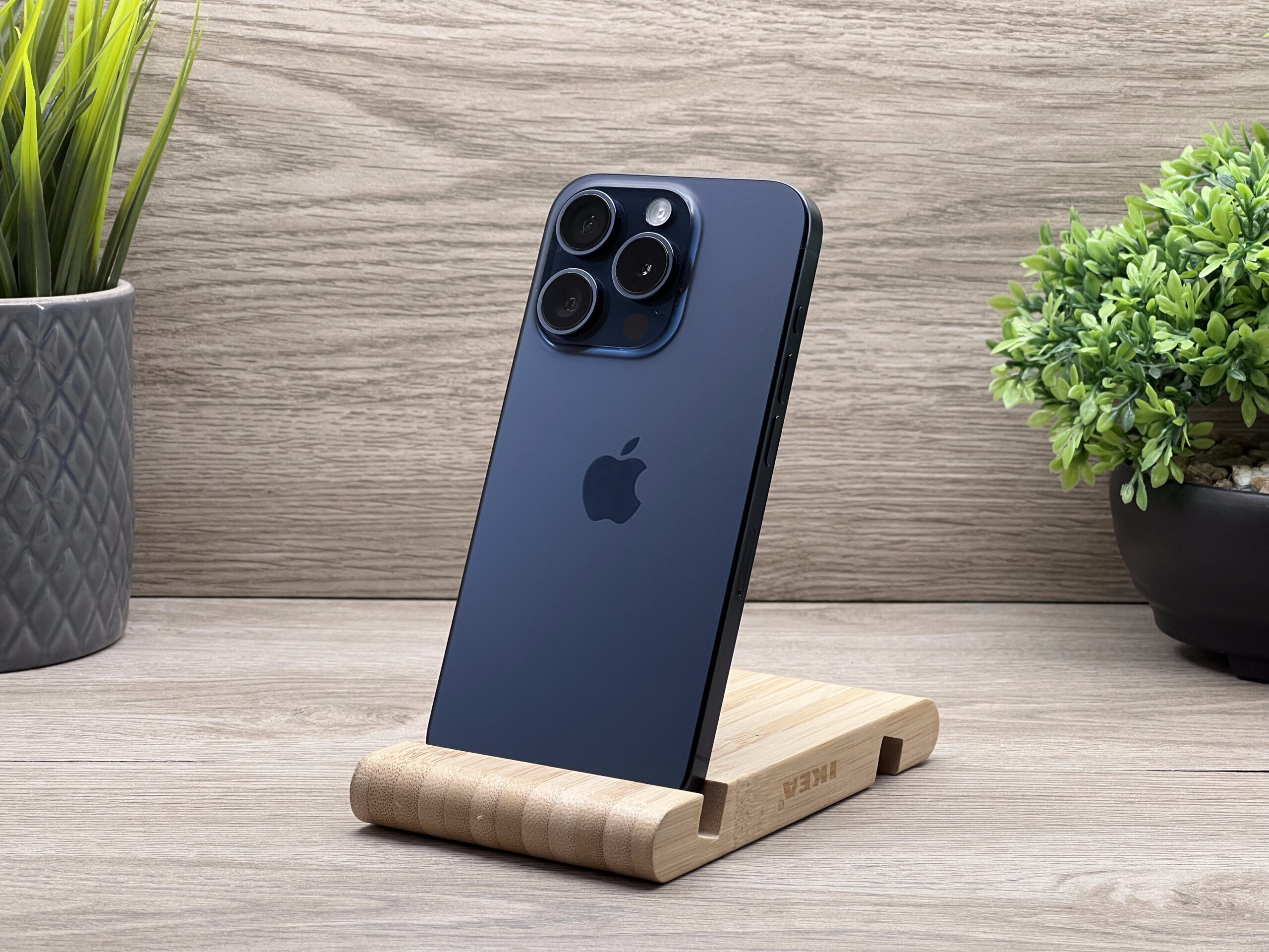 iPhone 15 Pro Blue Titanium 128GB 2 ÉV Garanciával 91%