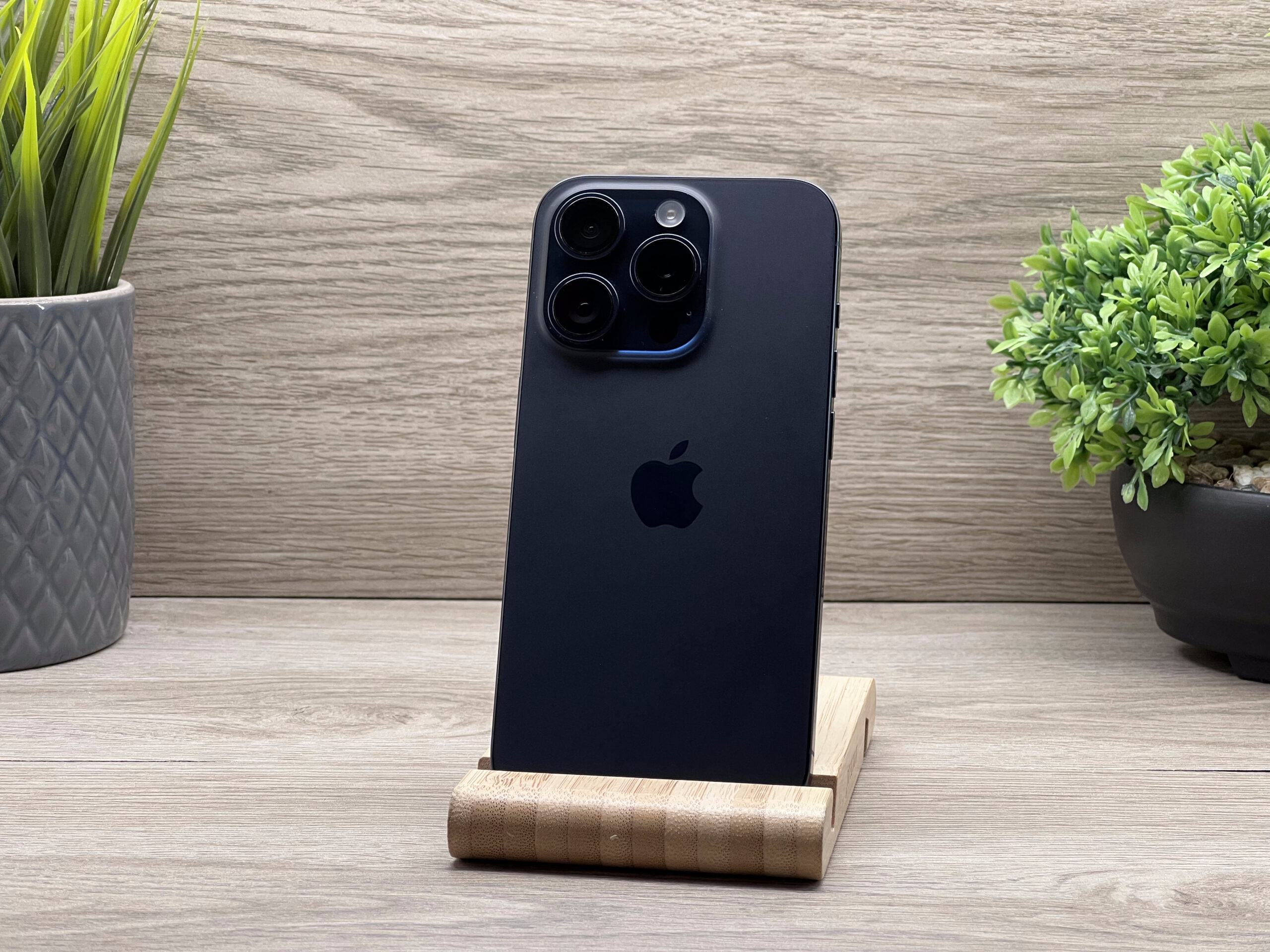 iPhone 15 Pro Blue Titanium 128GB 2 ÉV Garanciával 91%