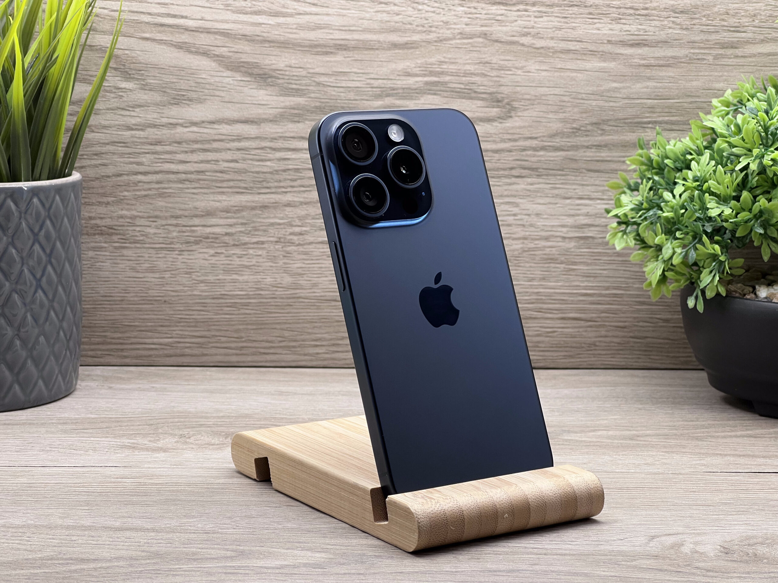 iPhone 15 Pro Blue Titanium 128GB 2 ÉV Garanciával 91%