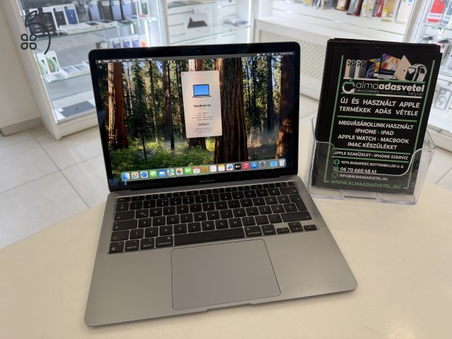 MacBook Air M1 Újszerű 8GB/256ssd/1 hónap gar./Akku 85%/p4760