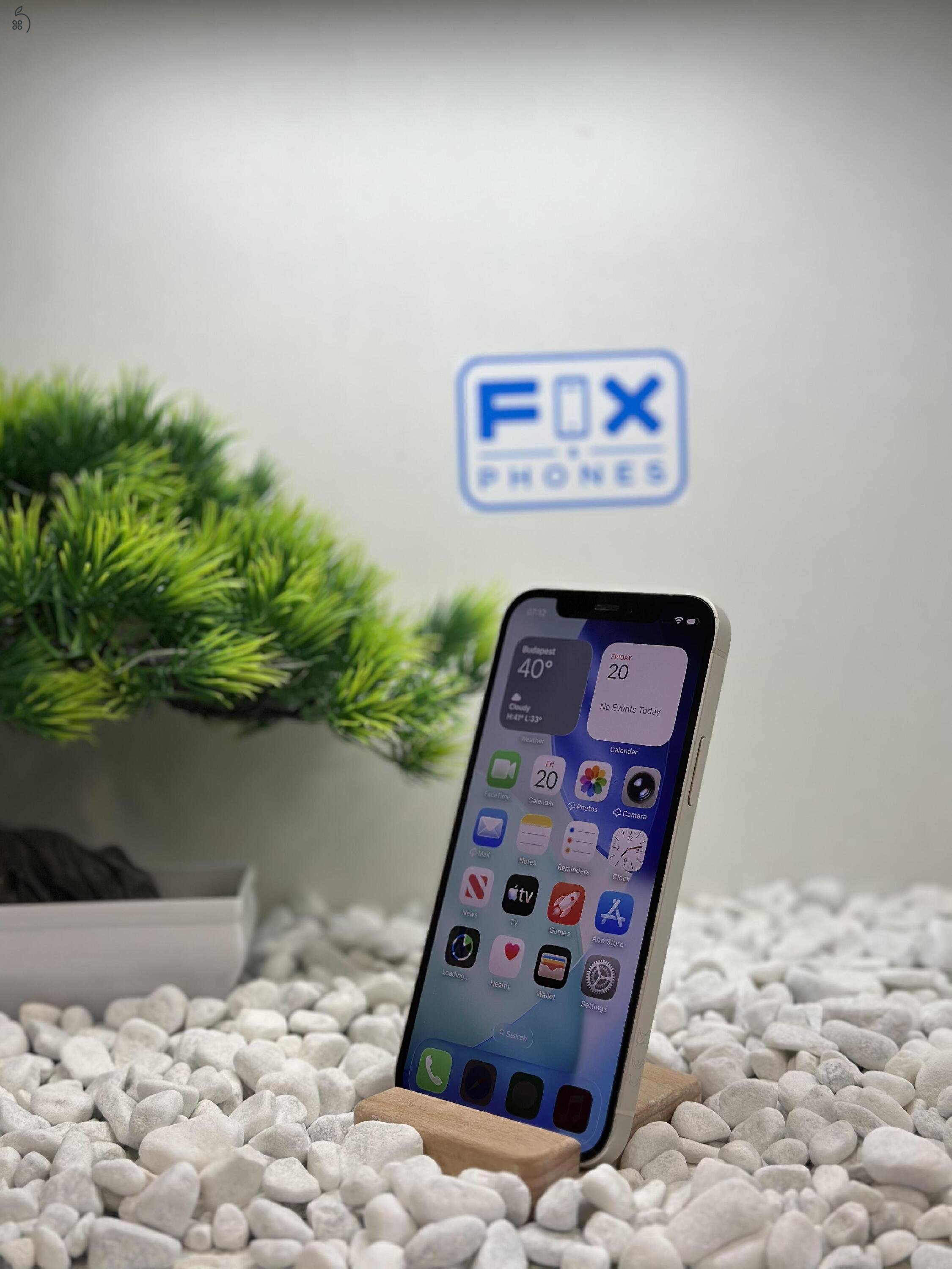 iPhone 12 64GB Független 100% akkumulátor Újszerű állapot