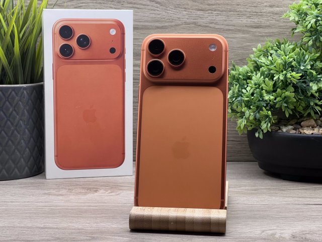 Hibátlan iPhone 17 Pro Max Cosmic Orange 256GB 2 ÉV Garanciával 100%