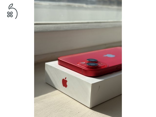 Apple iPhone 14 Red 256GB független 100% aksi