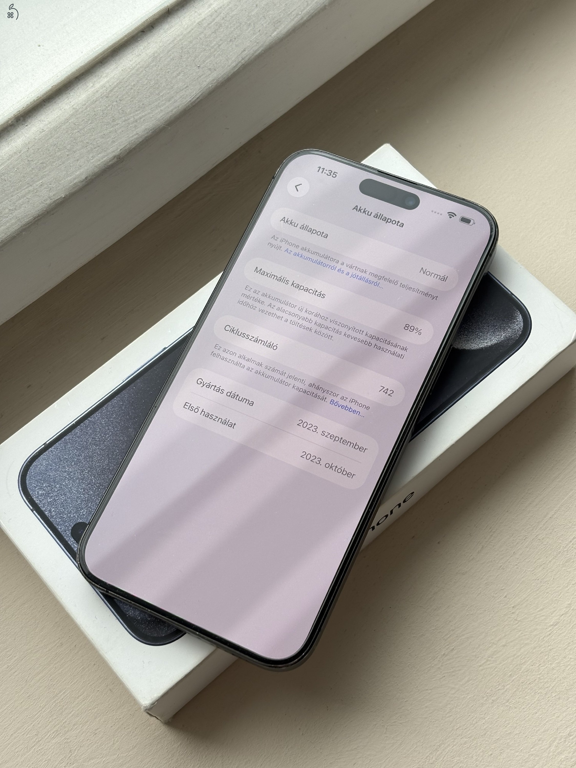 Apple iPhone 15 Pro Max Blue Titanium 512GB