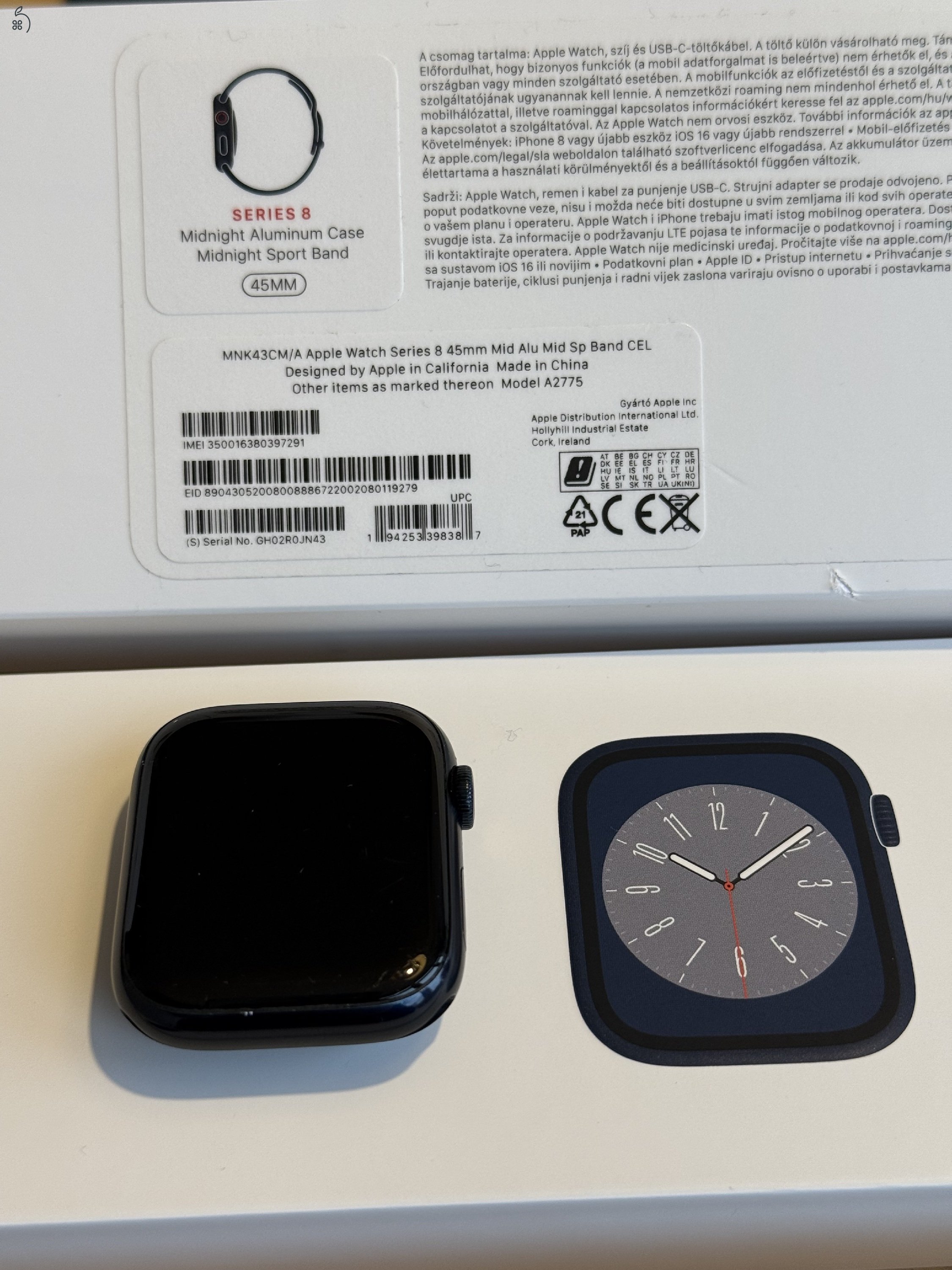 Apple Watch series 8 celluar 