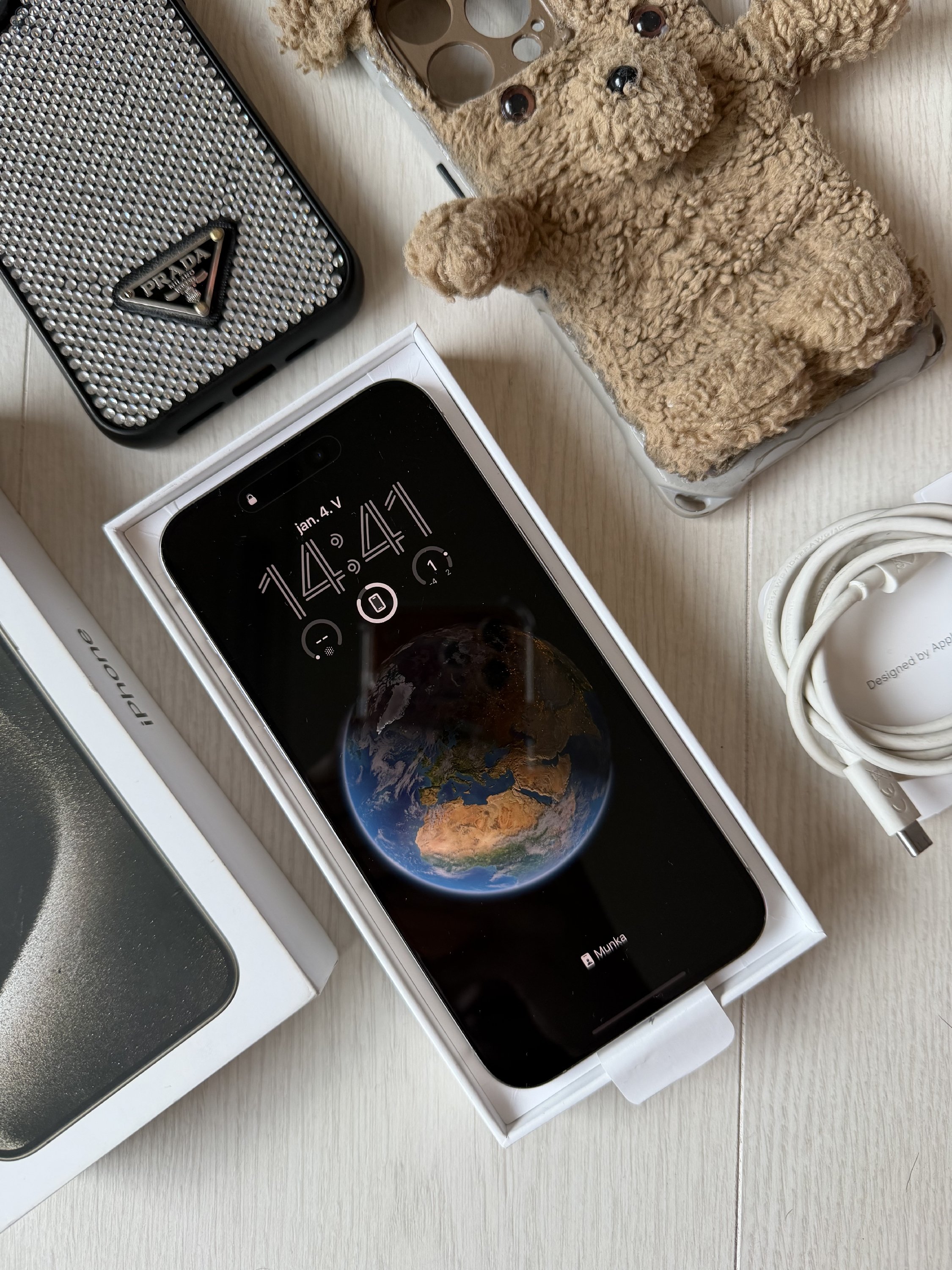 iPhone 15 pro max - 512 GB - fehér, kártyafüggetlen