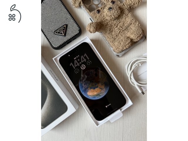 iPhone 15 pro max - 512 GB - fehér, kártyafüggetlen