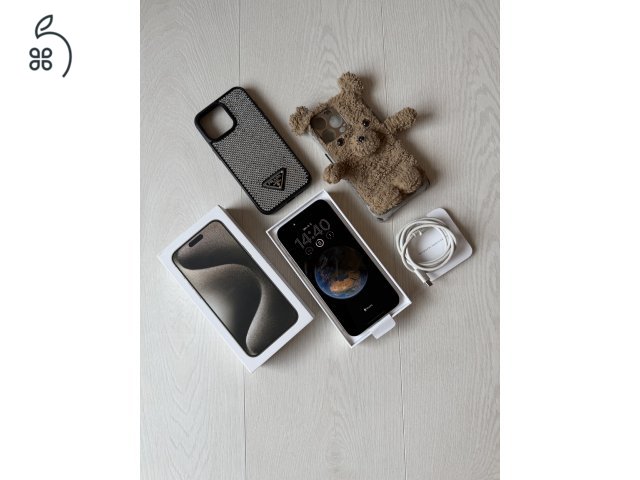 iPhone 15 pro max - 512 GB - fehér, kártyafüggetlen