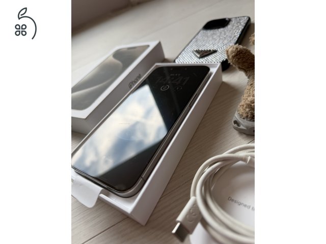 iPhone 15 pro max - 512 GB - fehér, kártyafüggetlen