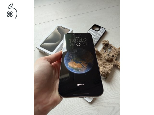 iPhone 15 pro max - 512 GB - fehér, kártyafüggetlen