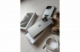 iPhone 15 pro max - 512 GB - fehér, kártyafüggetlen