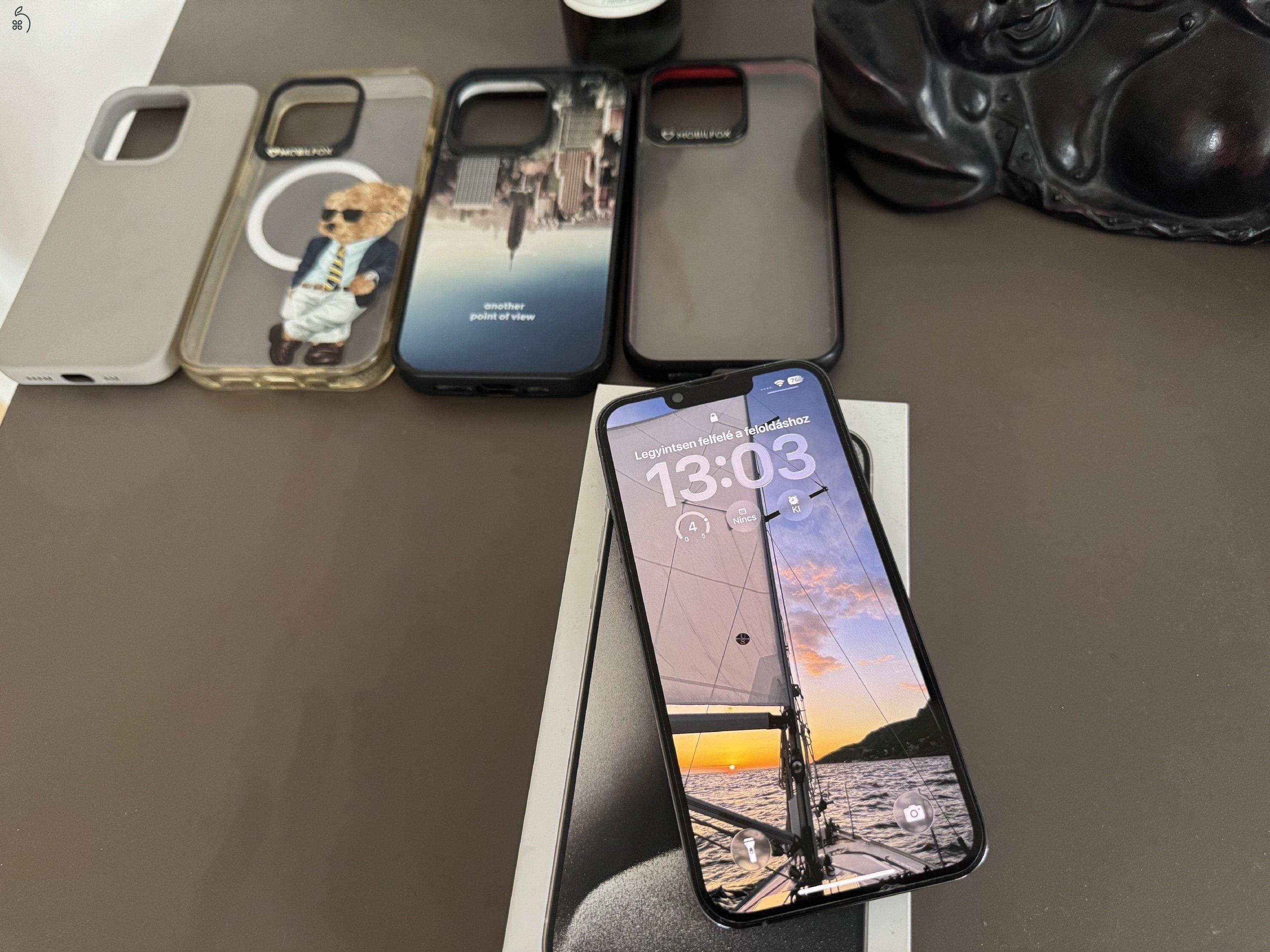 Iphone 13 pro 256gb Sierra blue - hibátlan, karcmentes