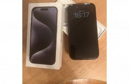 Iphone 15 Pro 256 GB Kék Tökéletes állapotban AJÁNDÉK tartozékokkal