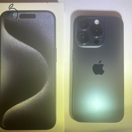 Iphone 15 Pro 256 GB Kék Tökéletes állapotban AJÁNDÉK tartozékokkal