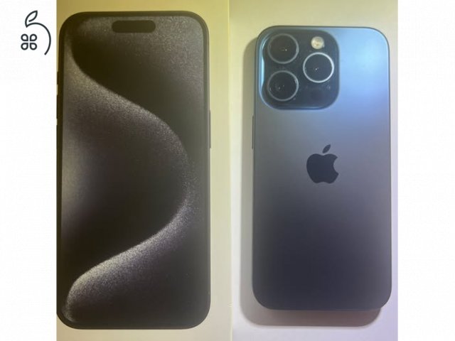 Iphone 15 Pro 256 GB Kék Tökéletes állapotban AJÁNDÉK tartozékokkal
