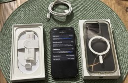 Apple Iphone 16Pro, 128Gb, Natúr titán, 2027.10.15.-ig garancia, Media Markt