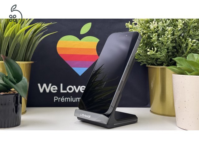 HIBÁTLAN iPhone 17, 256GB, Fekete, 100% akku, Független - 1ÉV Garancia, Számla