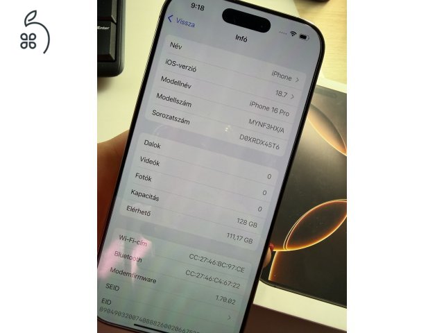 Iphone 16 pro 128 gb