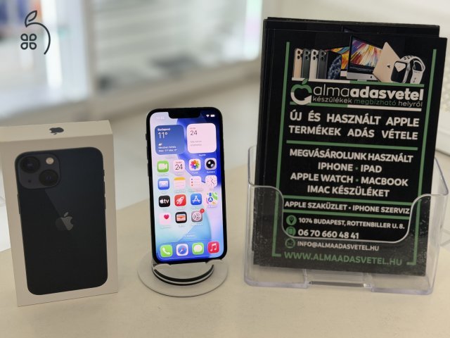 iPhone 13 Mini 128GB One Függő/1 hónap gar./Akku 85%/p4766