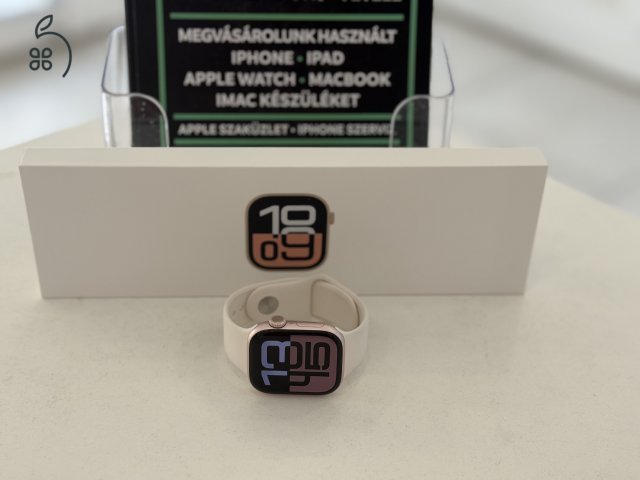 Apple Watch 10 42mm Rose Újszerű/1-3 hónap gar./Akku 98%/p4767