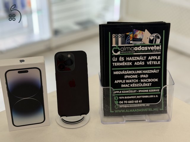 iPhone 14 Pro 128GB Független Használt/1 hónap gar./Akku 100%/b17