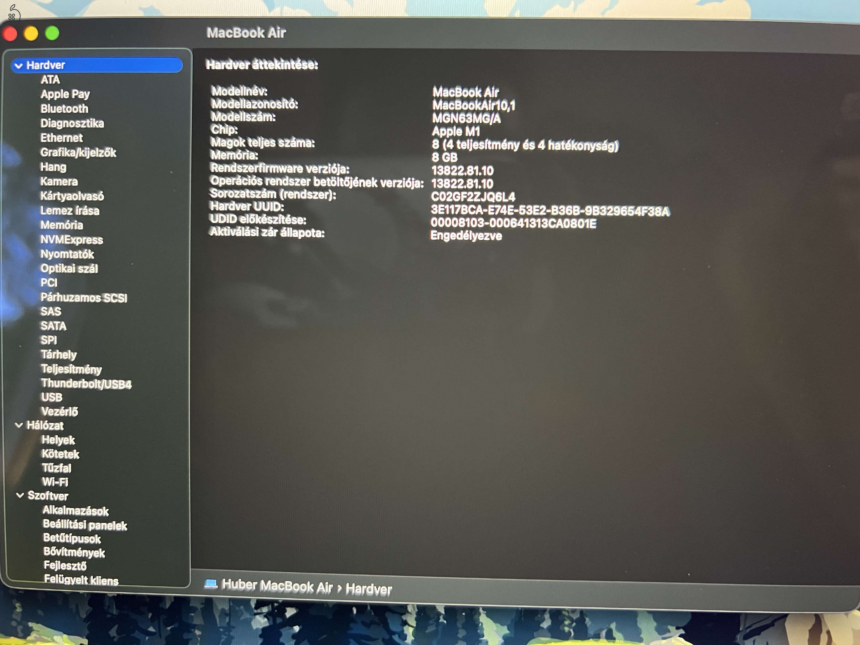 (2020) Apple MacBook Air 13.3 M1 (256 GB)