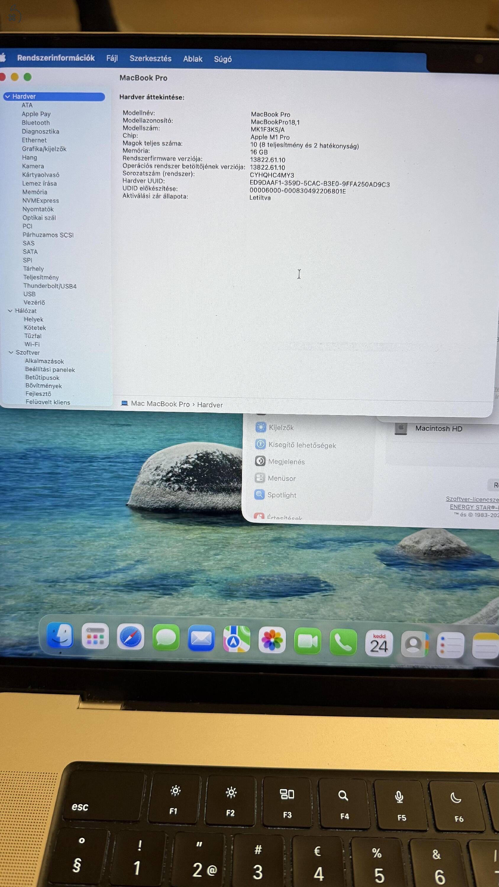 MacBook Pro 16 M1 Pro / 16GB / 1TB / 16GPU / 319k – ország egyik legolcsóbb M1 Pro-ja