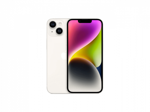 Apple iPhone 14 100% Akksi 256GB Starlight