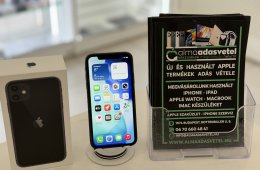 iPhone 11 256GB Független Használt/1-3 hónap gar./Akku 100%/p4768