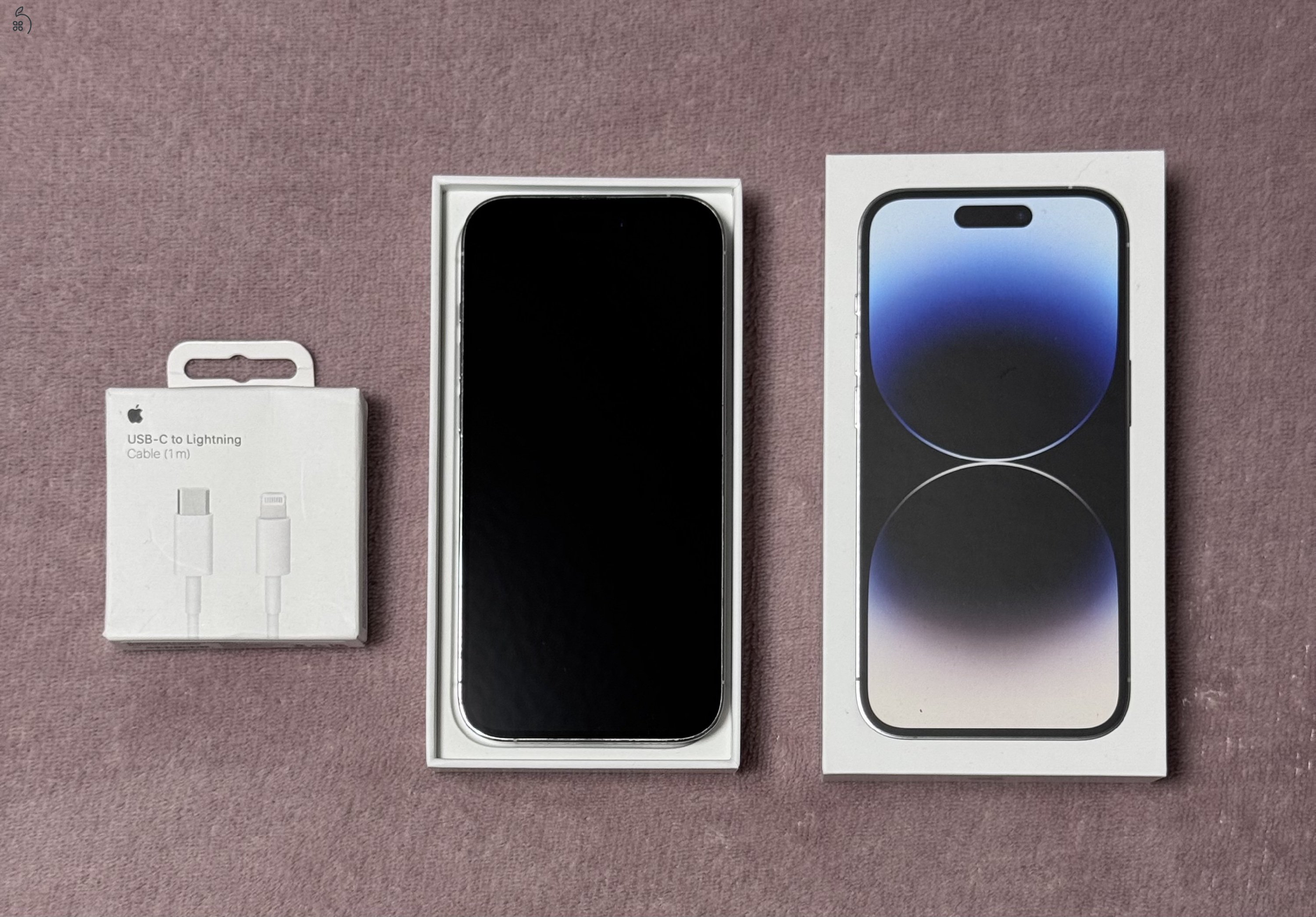 iPhone 14 Pro 128GB - AKKU 93% - kártyafüggetlen, karcmentes állapotban